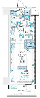 デュオステージ相模大野の間取り画像