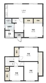熊谷市押切戸建ての間取り画像