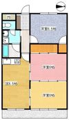 シャトー中曽根の間取り画像