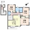 シャーメゾン黒田TMⅢの間取り画像
