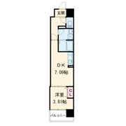 Alivis新町の間取り画像