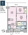 リビオメゾン南砂町の間取り画像