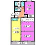 ロイヤルハウス天神の間取り画像