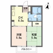 セントレージ立石Bの間取り画像
