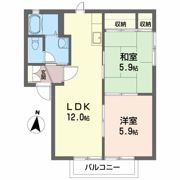 アーク・ヴィラ Cの間取り画像