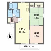 ソレアード Aの間取り画像