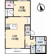 ベレオ中広の間取り画像