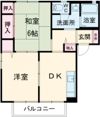 メゾン橘 B棟の間取り画像