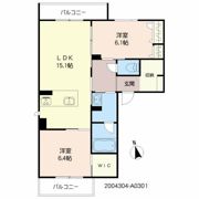 シャーメゾンきしゃばの間取り画像