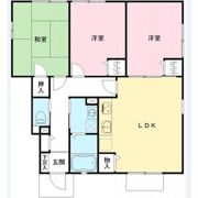 西谷町ハイツの間取り画像