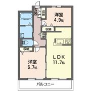 Mansion green grassの間取り画像