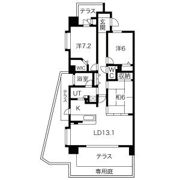 ライオンズマンション矢田川緑地ウエストの間取り画像