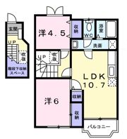 ツインズU・Bの間取り画像