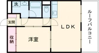 サンプラザ南京終の間取り画像
