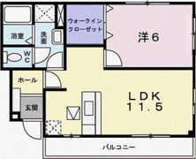 エクセラン國木Ⅰの間取り画像