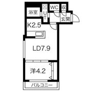 Fran北6条の間取り画像