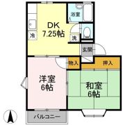 ハイム72 Aの間取り画像