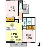 モンシャトー岐南Ⅱの間取り画像