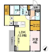 D crest新川Sの間取り画像