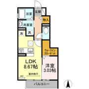 グリュックの間取り画像
