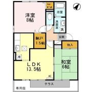 アメニティ殿山 A棟の間取り画像
