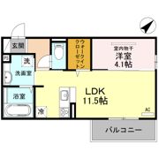 D-room東那珂の間取り画像