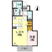 ヴィルヌーブ参番館の間取り画像