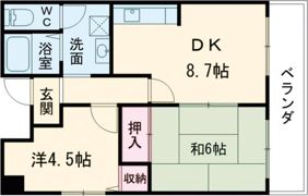 サンノーブル兵庫の間取り画像
