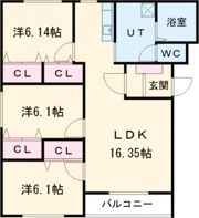 グランディスビューティーの間取り画像