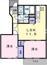 ハッピーメゾンの間取り画像