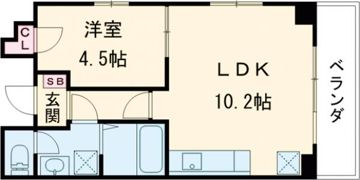 クオーレ茨木元町の間取り画像