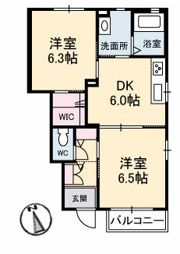 ボン ジュルネ B棟の間取り画像
