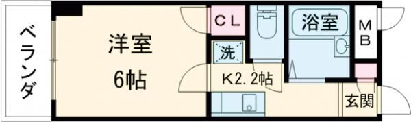 コンフォール高槻の間取り画像
