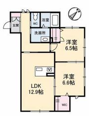 シャーメゾン フォレストの間取り画像