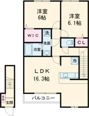 ベルドミールの間取り画像