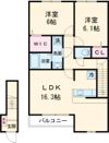 ベルドミールの間取り画像