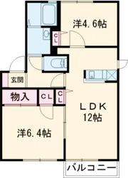 ドエル川井?Bの間取り画像