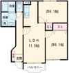 グランデュールの間取り画像