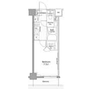ザ・パークハビオ新宿の間取り画像