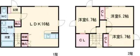 ミカエル ビレッジ区画10の間取り画像