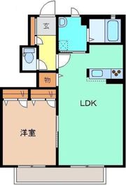 レイクタウンヒルズBの間取り画像
