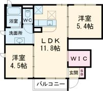 リヒトの間取り画像