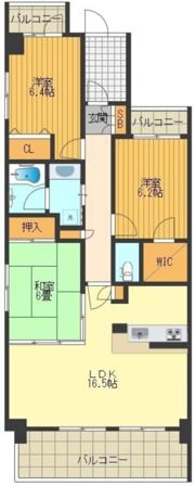 サンヒルズ国立の間取り画像