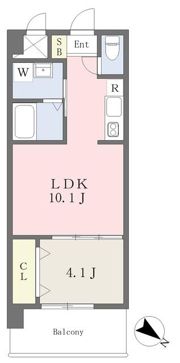 LUST YANAIMACHI Ⅱの間取り画像