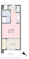 LUST YANAIMACHI Ⅱの間取り画像