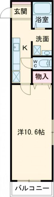 ベルパーク荒井Ⅲ番館の間取り画像
