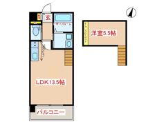 ISORA（隼人町野久美田）の間取り画像