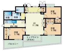 カルシア姪浜ノヴァリアの間取り画像