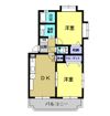 コーポラス桜の間取り画像