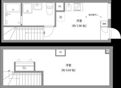 Monsoleil水天宮の間取り画像